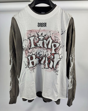 Bossi 1 of 1 Limp Bizkit Rhinestone Double Layered Vintage T-Shirt, photo 10
