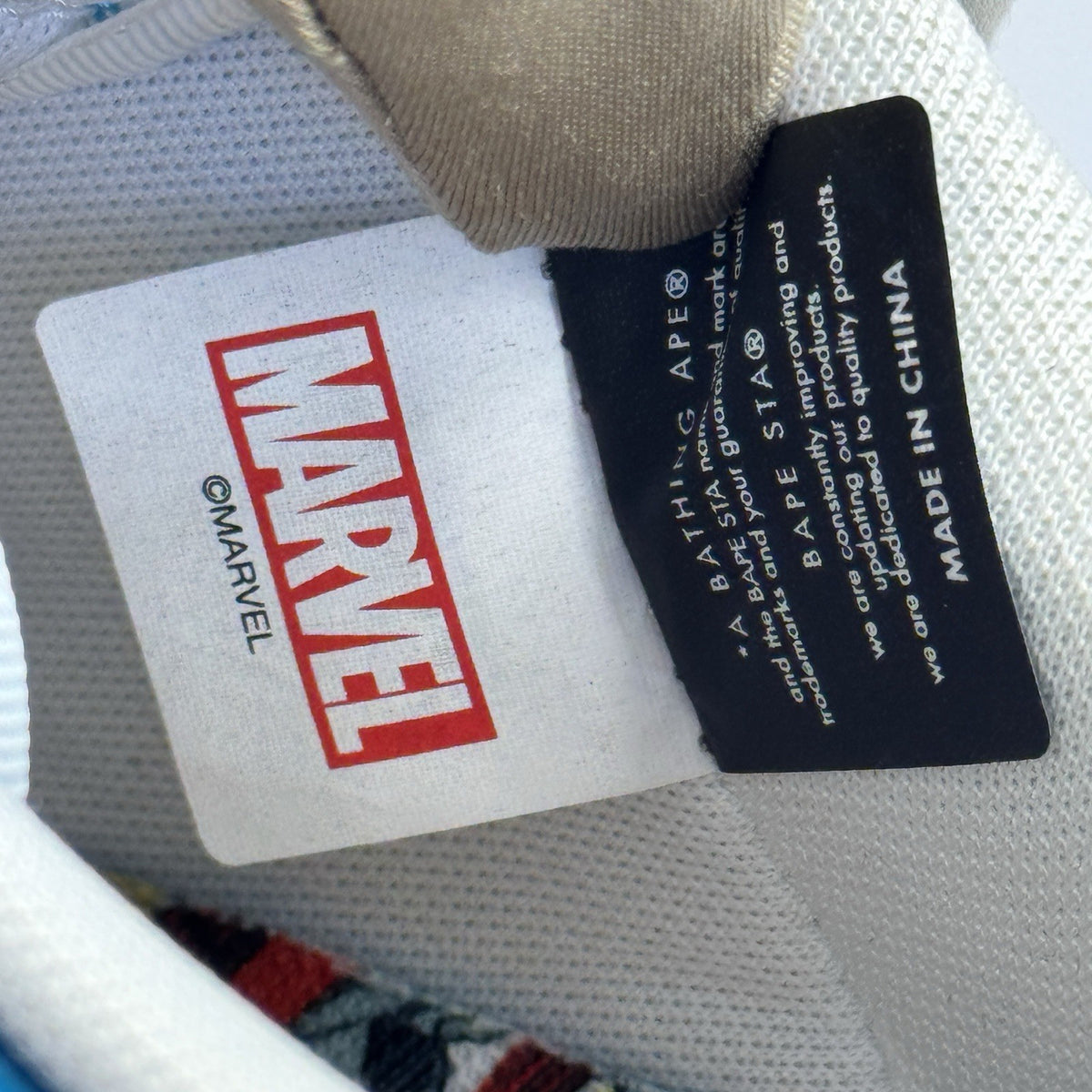 Bape A Bathing Ape Bape STA Marvel Comics Captain America Sneakers, photo 14