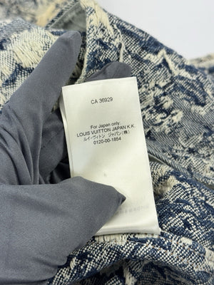 Louis Vuitton x Virgil Abloh 2022 Floral Distressed Denim Jacket، الصورة 15