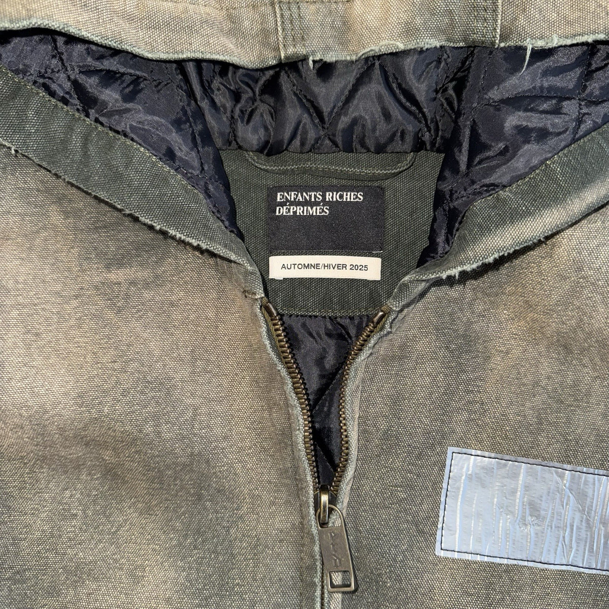 Enfants Riches Deprimes War Started Hooded Work Denim Jacket, photo 16