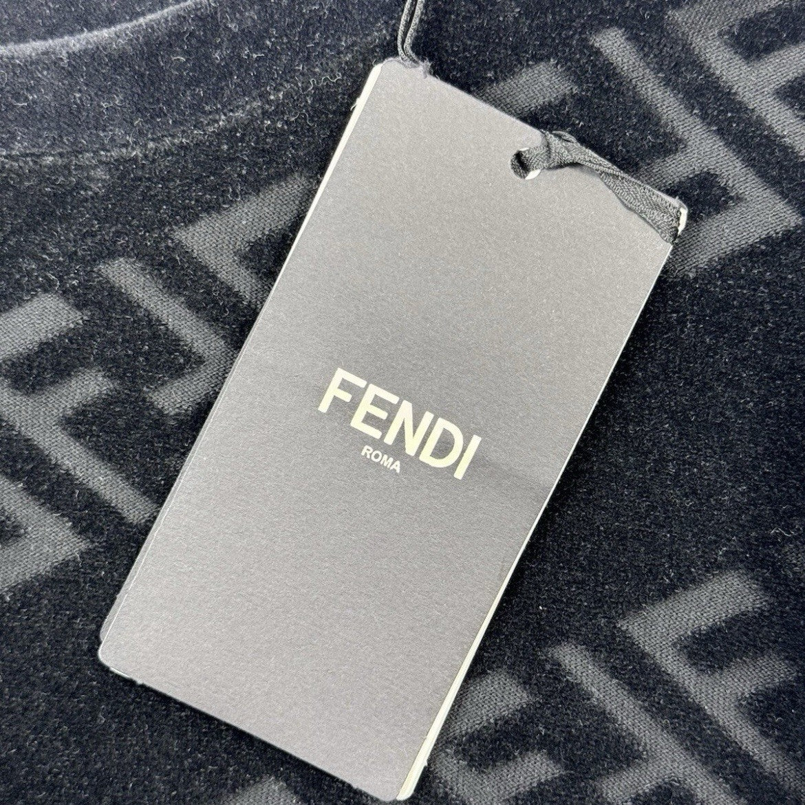 Fendi Logo Print Velvet Jumper & Joggers Set, photo 10