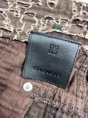 Givenchy Slim-fit Zip Detailed Camouflage Distressed Jeans، الصورة 9