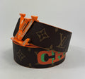 Louis Vuitton x Virgil ‘Chicago’ Monogram Print Reversible Belt 40mm, photo 2