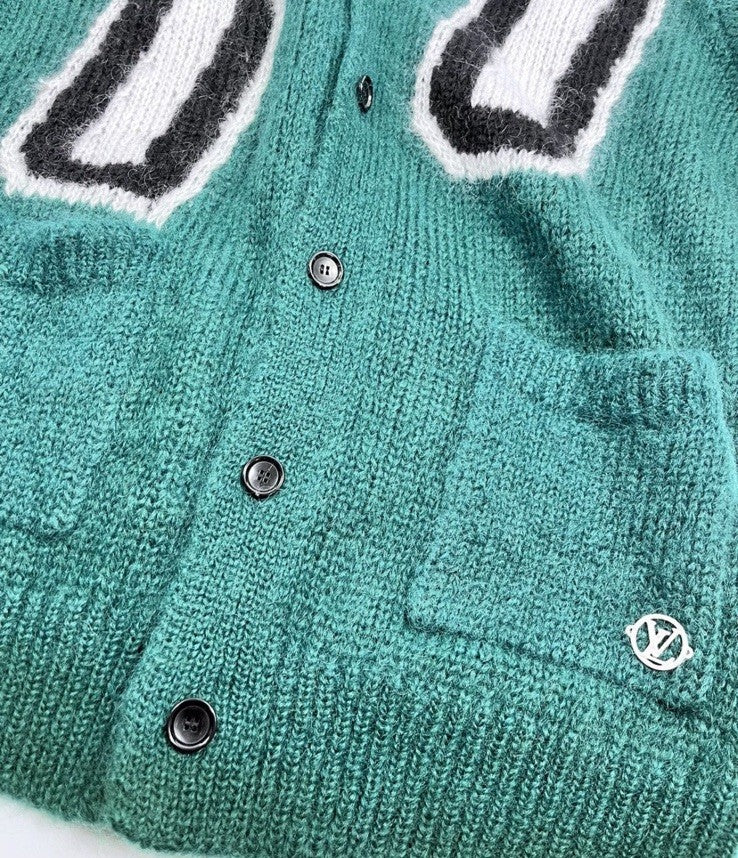 Louis Vuitton x Virgil Abloh Graphic Print Mohair Long Sleeve Cardigan, photo 16