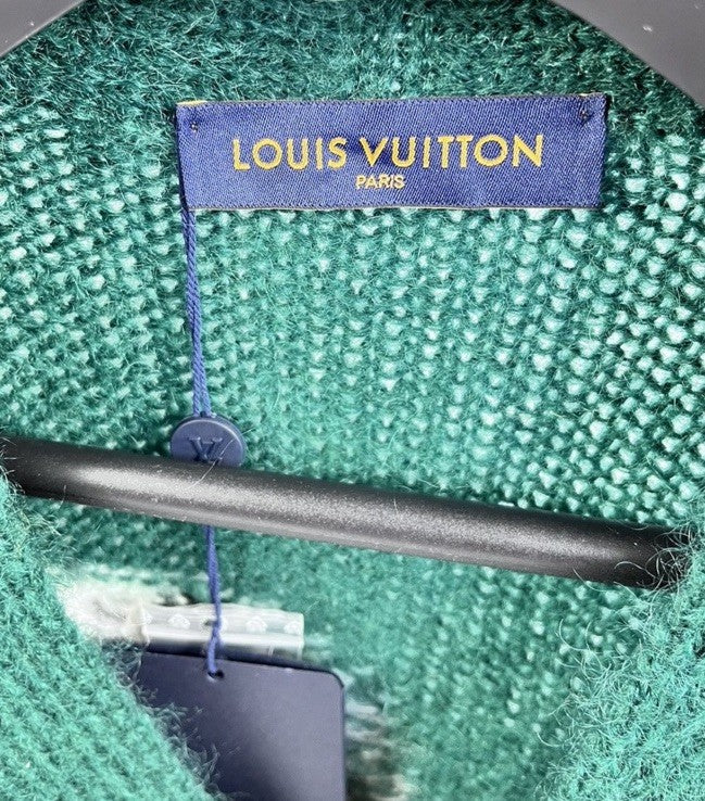 Louis Vuitton x Virgil Abloh Graphic Print Mohair Long Sleeve Cardigan, photo 4