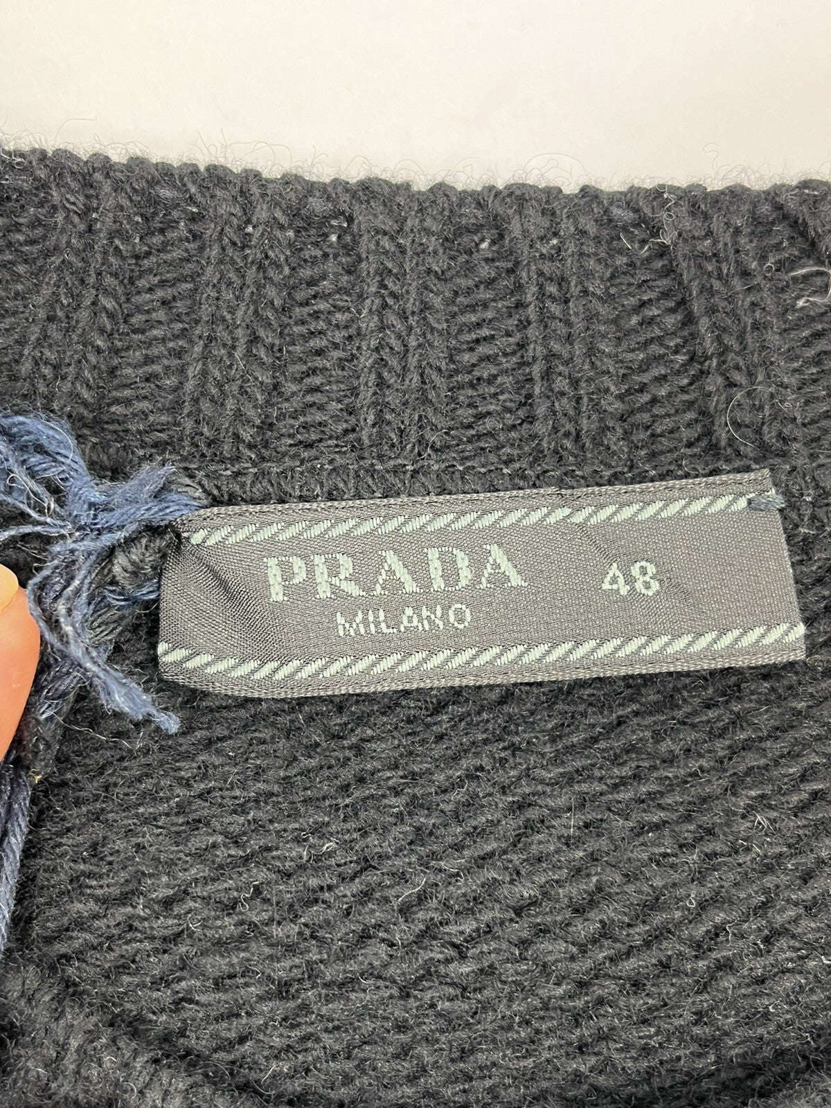 Prada Logo Crew Neck Knit Jumper, photo 5