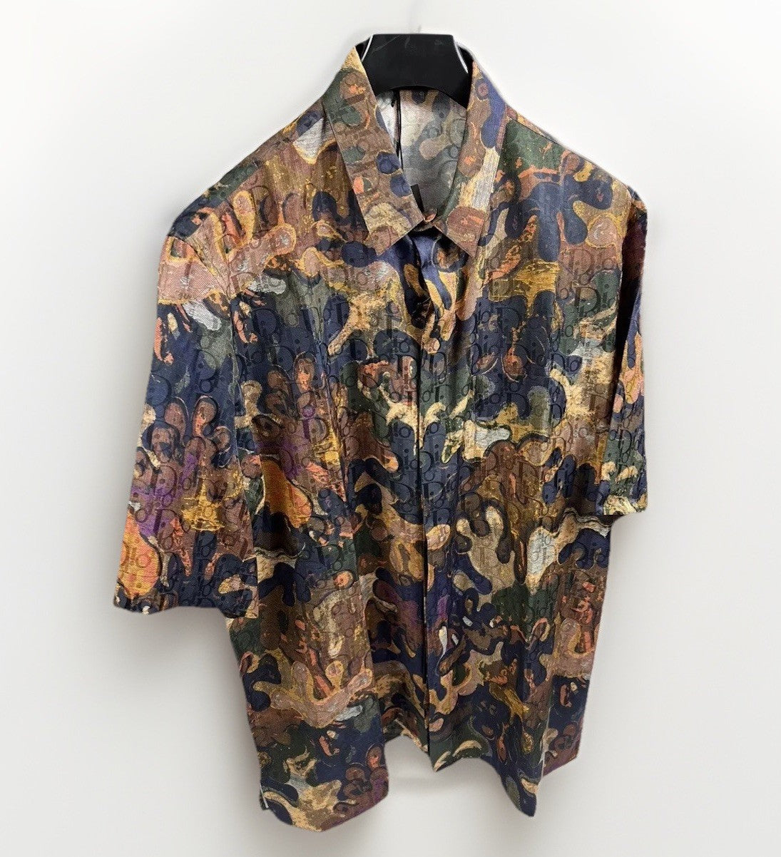 Dior x Peter Doig Silk/cotton Monogram Print Shirt, photo 4
