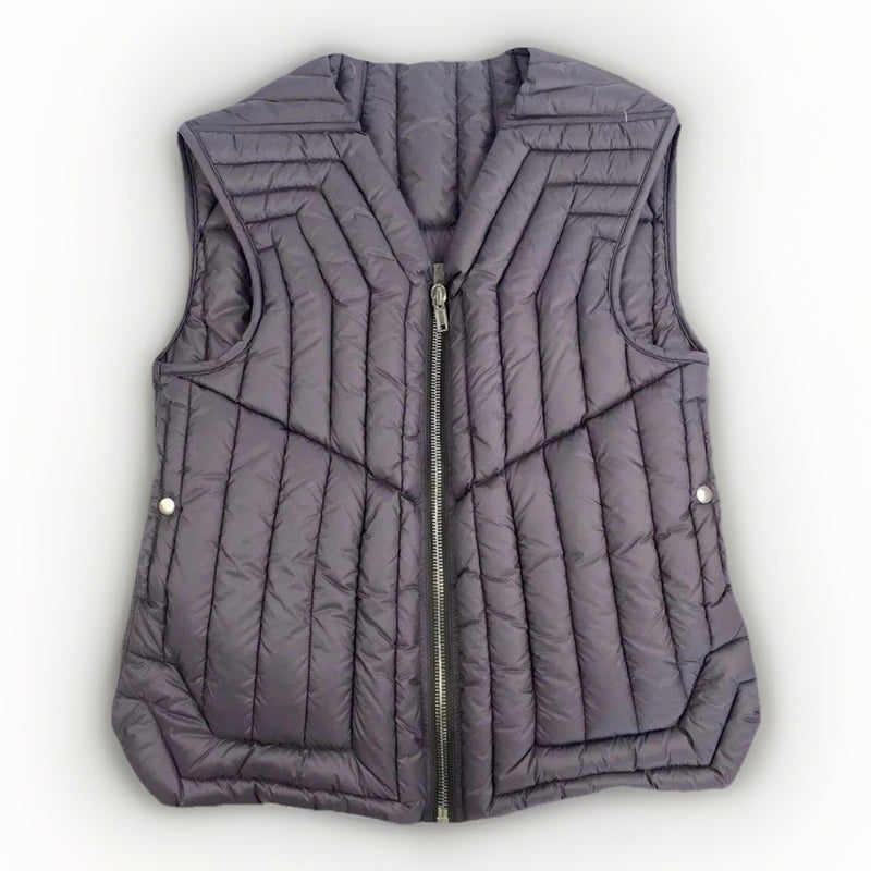 Rick Owens Padded Cargo Eggplant Vest, photo 1