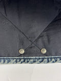 Chrome Hearts FW22 Garage Wash Denim Puffer Gilet with Silver Buttons، الصورة 5