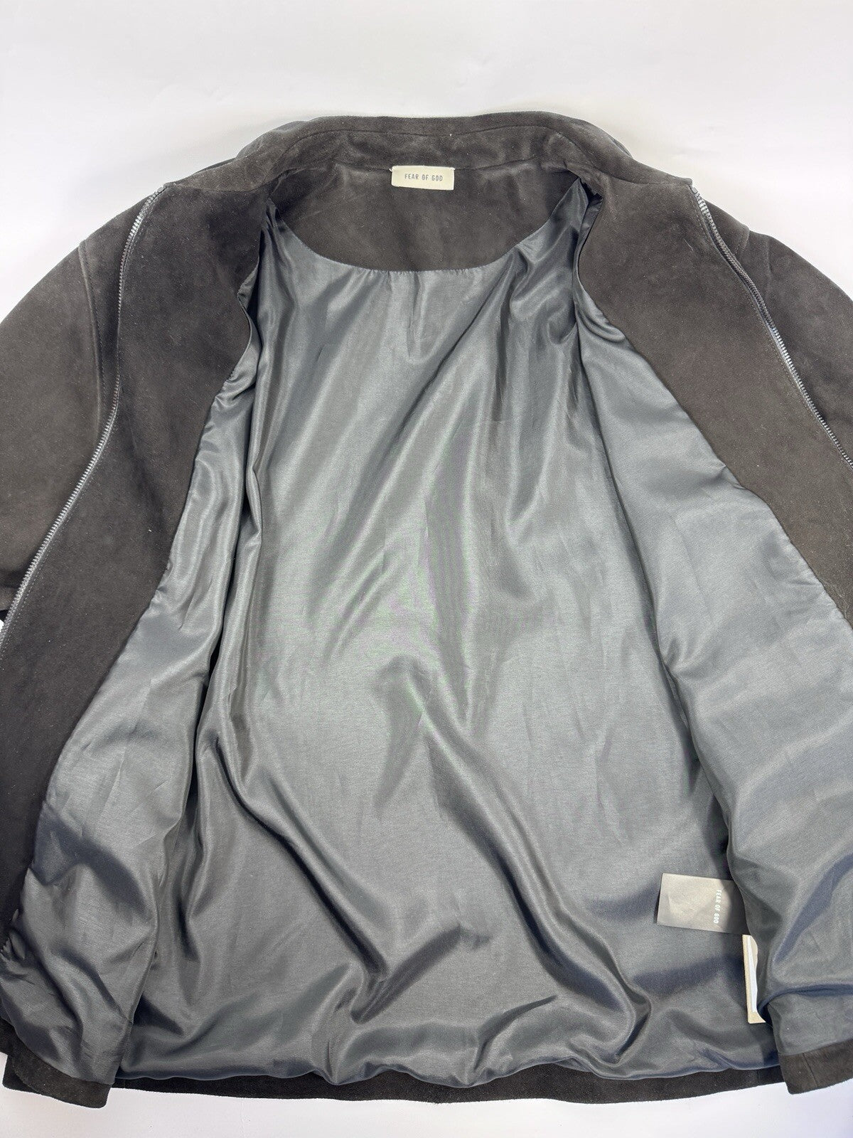Fear of God Suede Zip Up Jacket, photo 3