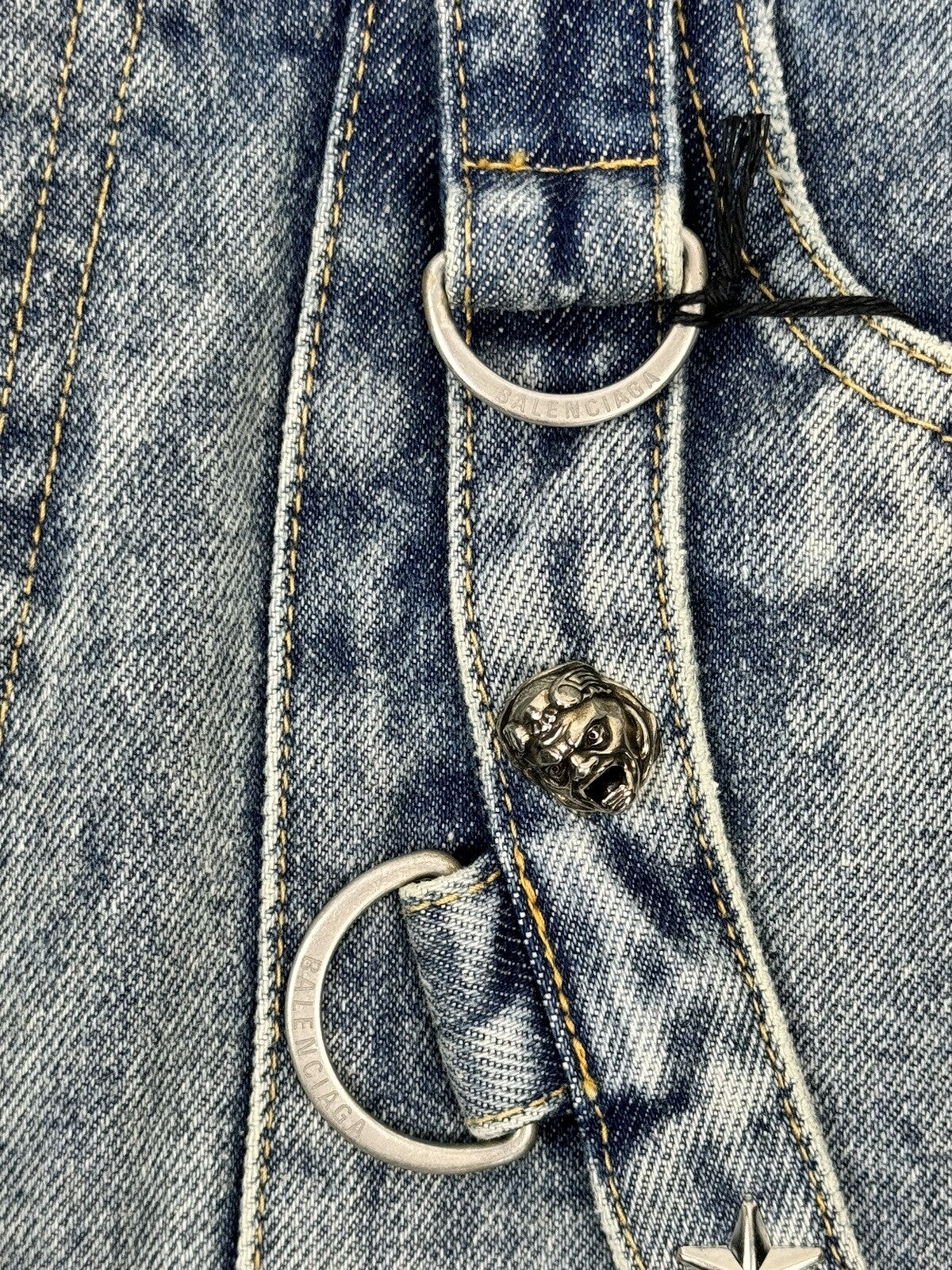 Balenciaga 2 in 1 Raver Japan Denim Jeans / Shorts, photo 10