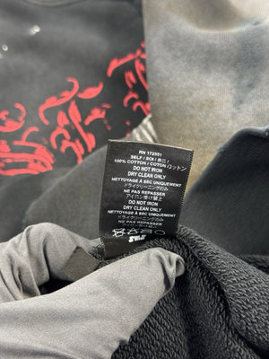 The Sekrit Saint Chopper Girl Paint-Splattered Distressed Hoodie（写真7）