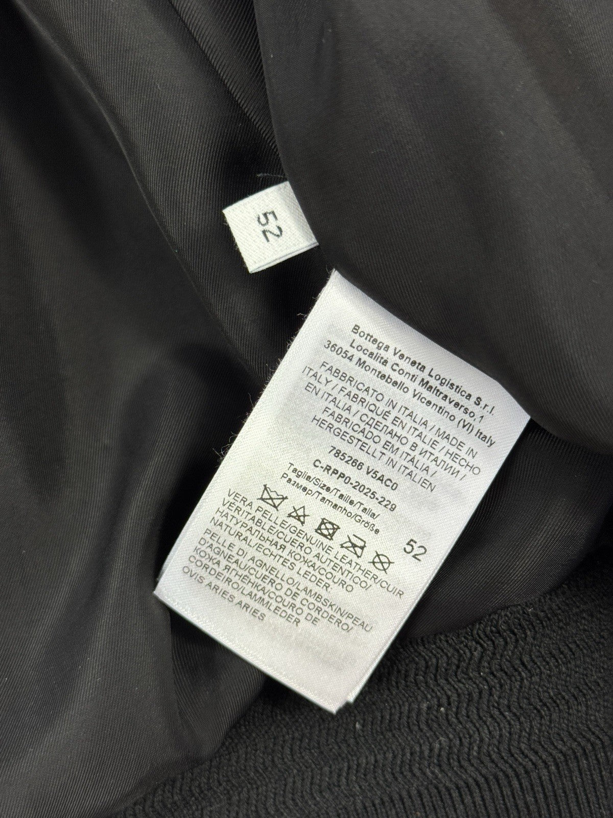 Bottega Veneta Blouson Nappa Leather Regular Fit, photo 7