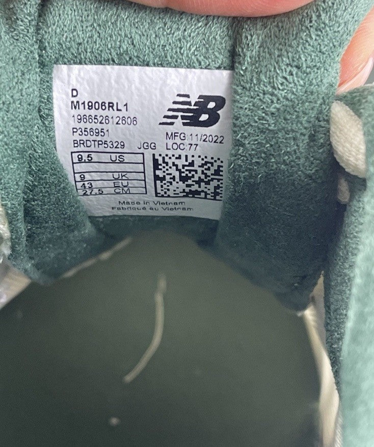 New Balance x Aimé Leon Dore 1906R Jade Sneakers, photo 11
