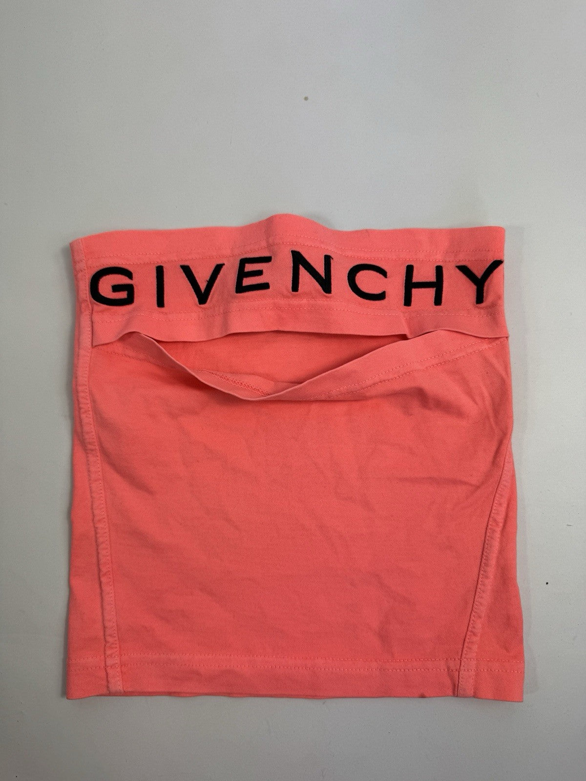 Givenchy Coral Pink Knit Neck Gaiter / Balaclava, photo 2