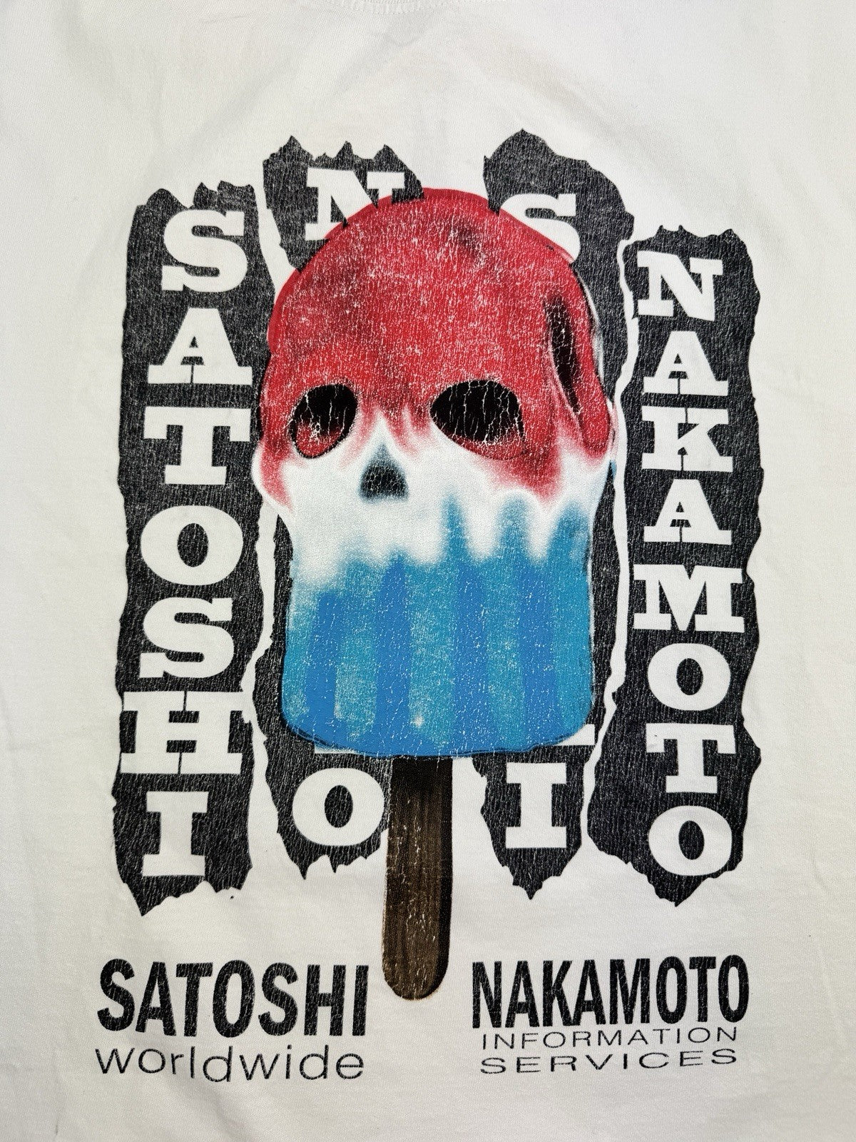Satoshi Nakamoto Info Service T-Shirt, photo 3