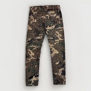Givenchy Slim-fit Zip Detailed Camouflage Distressed Jeans، الصورة 2