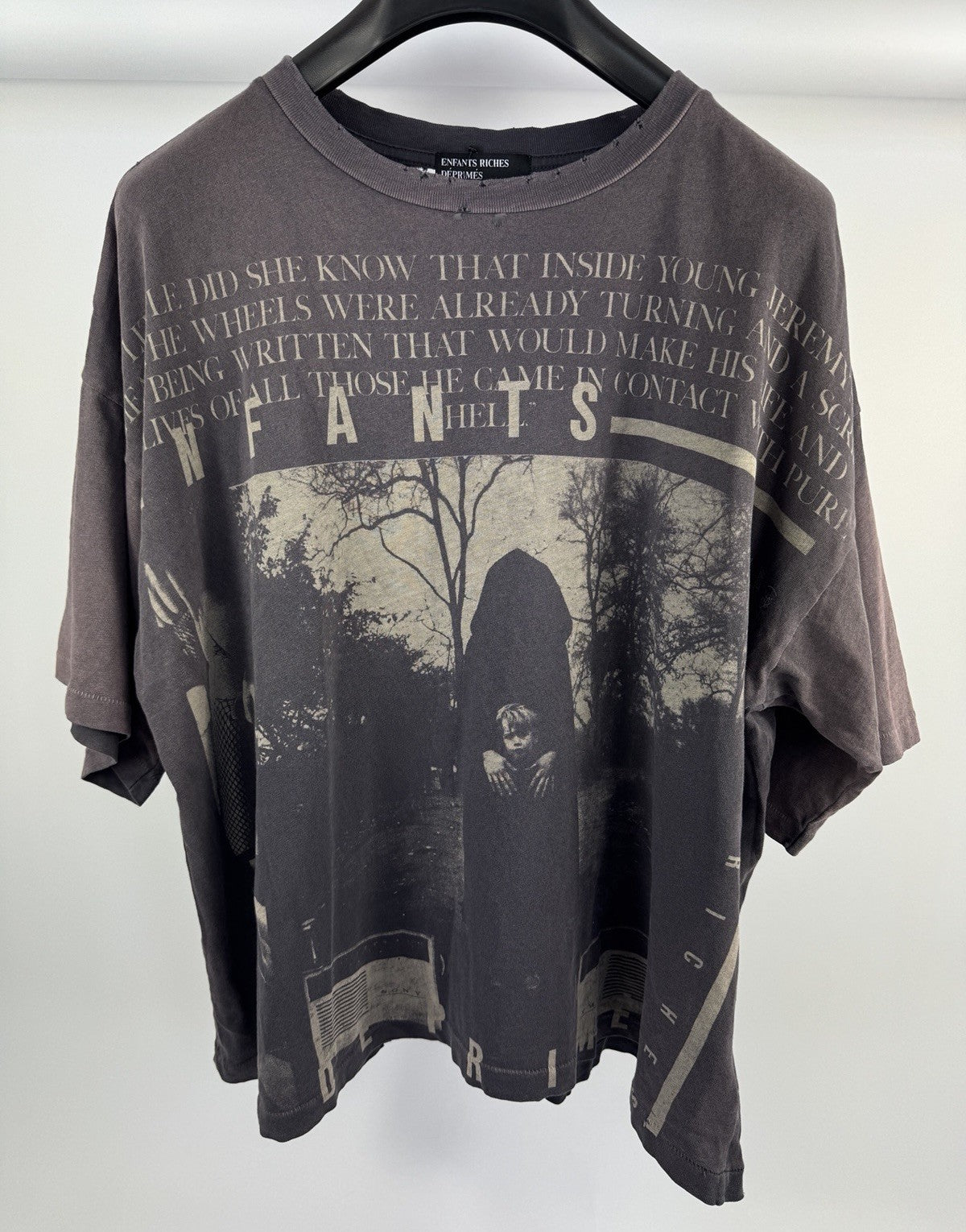 Enfants Riches Deprimes Jeremy Distressed Oversized T-Shirt, photo 3