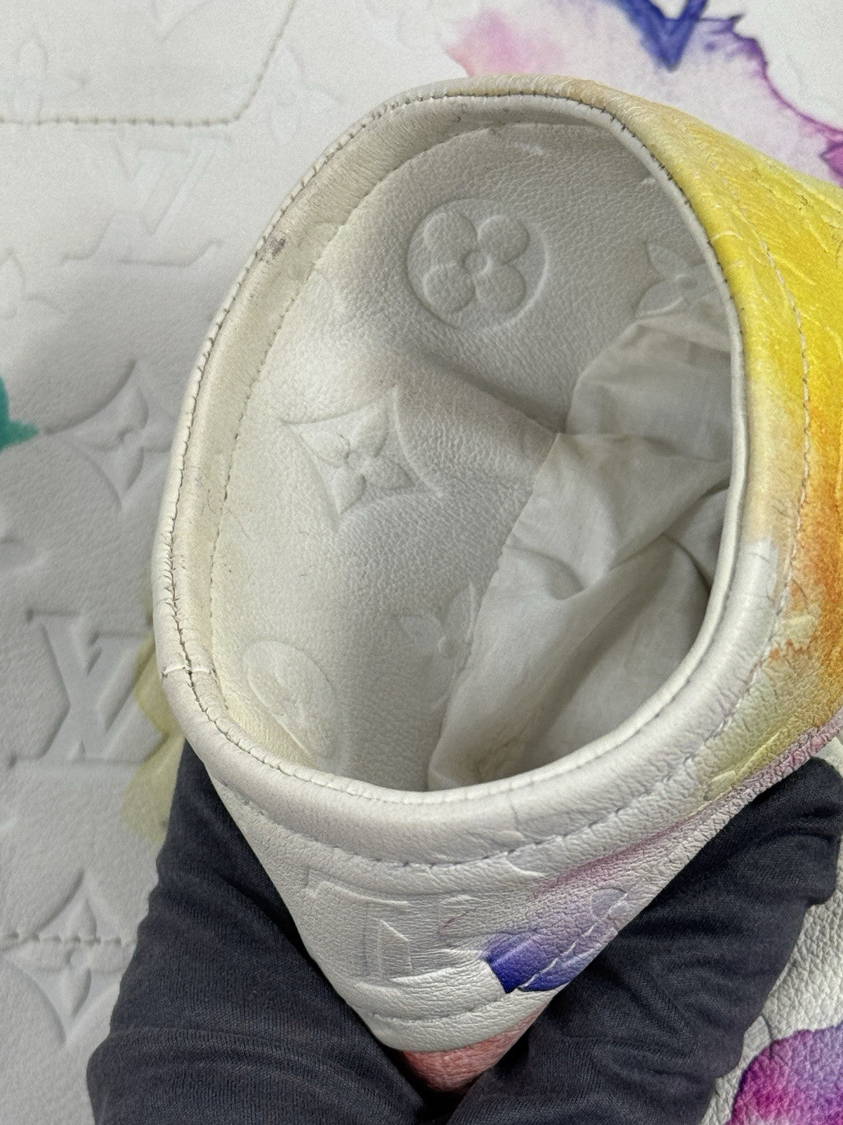 Louis Vuitton By Virgil Abloh Watercolour Leather Jacket, photo 17