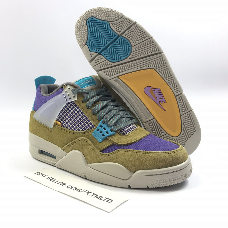 Jordan 4 Retro SP 30th Anniversary Union Desert Moss Trainers, photo 2