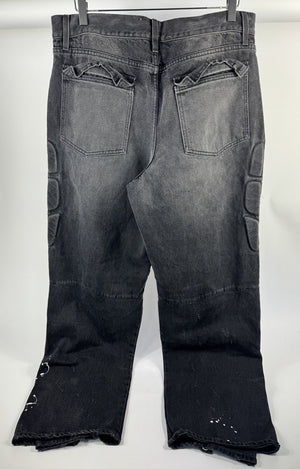 Satoshi Nakamoto Enduro Straight Padded Jeans، الصورة 4
