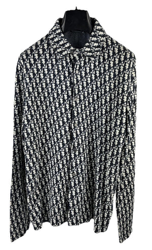 Dior Oblique Print Button Down Shirt, photo 1