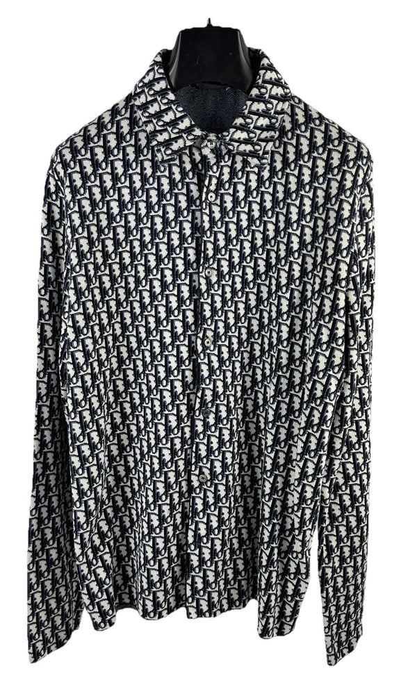 Dior Oblique Print Button Down Shirt, photo 1