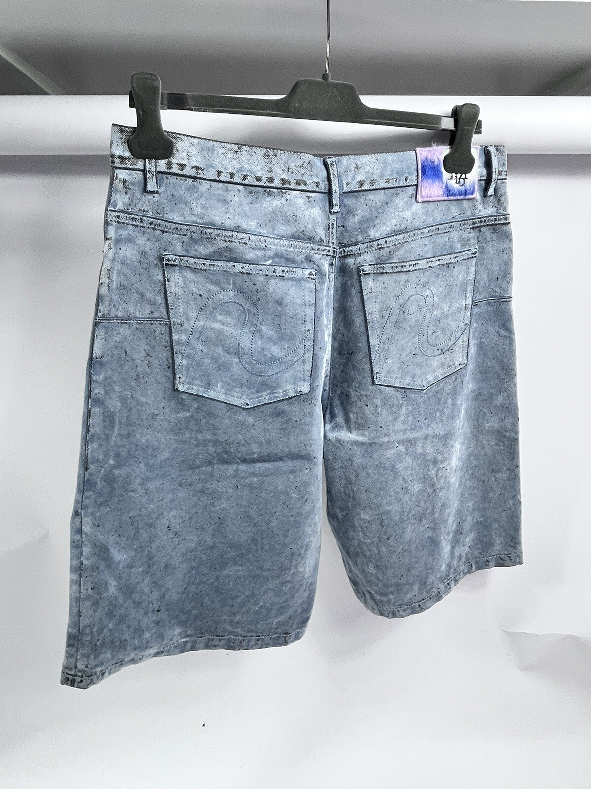 Dior x ERL Velvety Distressed Shorts, photo 3