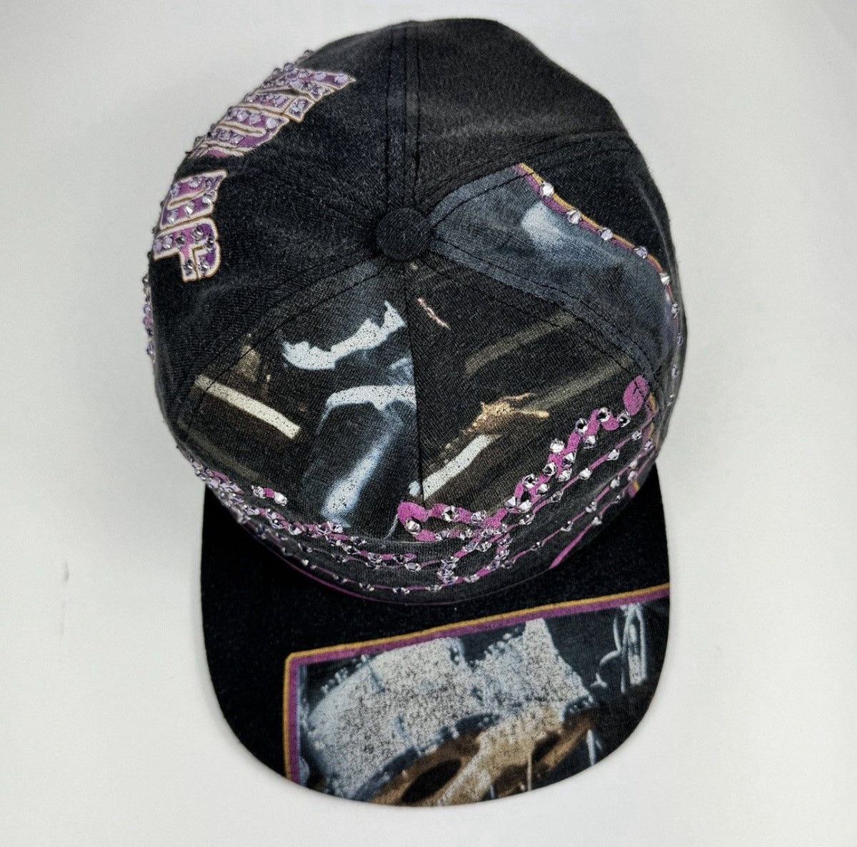 Bossi Harley Davidson 1 of 1 Rhinestone Vintage Cap, photo 8