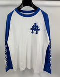 Chrome Hearts 1 of 1 Sample Leather Cross Long Sleeve T-Shirt، الصورة 3