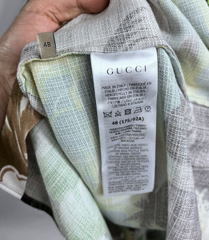 Gucci 2022 "Love Parade" Tropical Print Bowling Shirt, photo 9