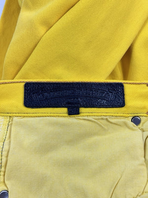 Chrome Hearts Yellow F&amp;F Cross Patch Silver Studs Vintage Jeans（写真15）