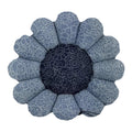 Takashi Murakami Flower And Skull Jacquard Denim Cushion، الصورة 2