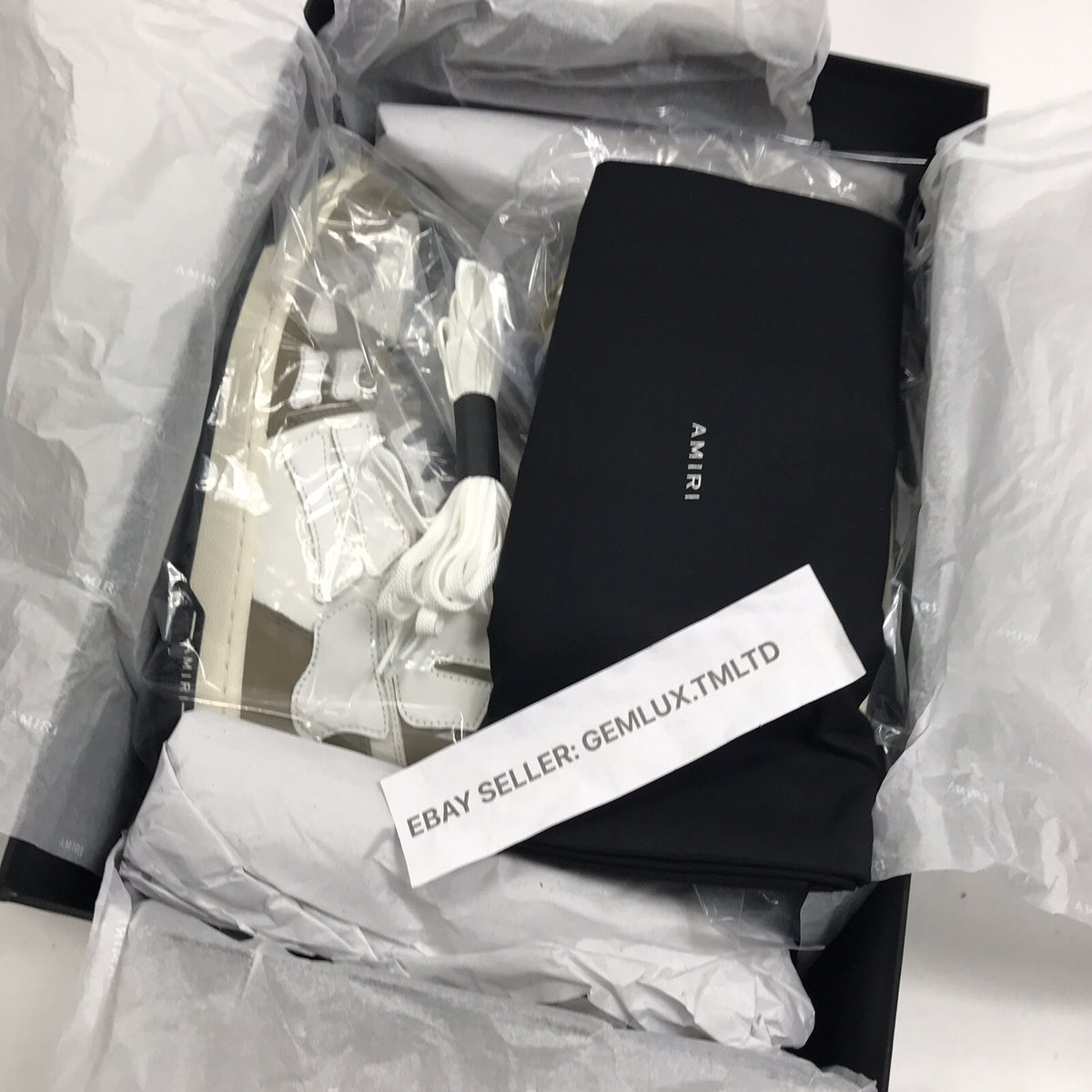 Amiri Skeleton High-top Leather Trainers, photo 8