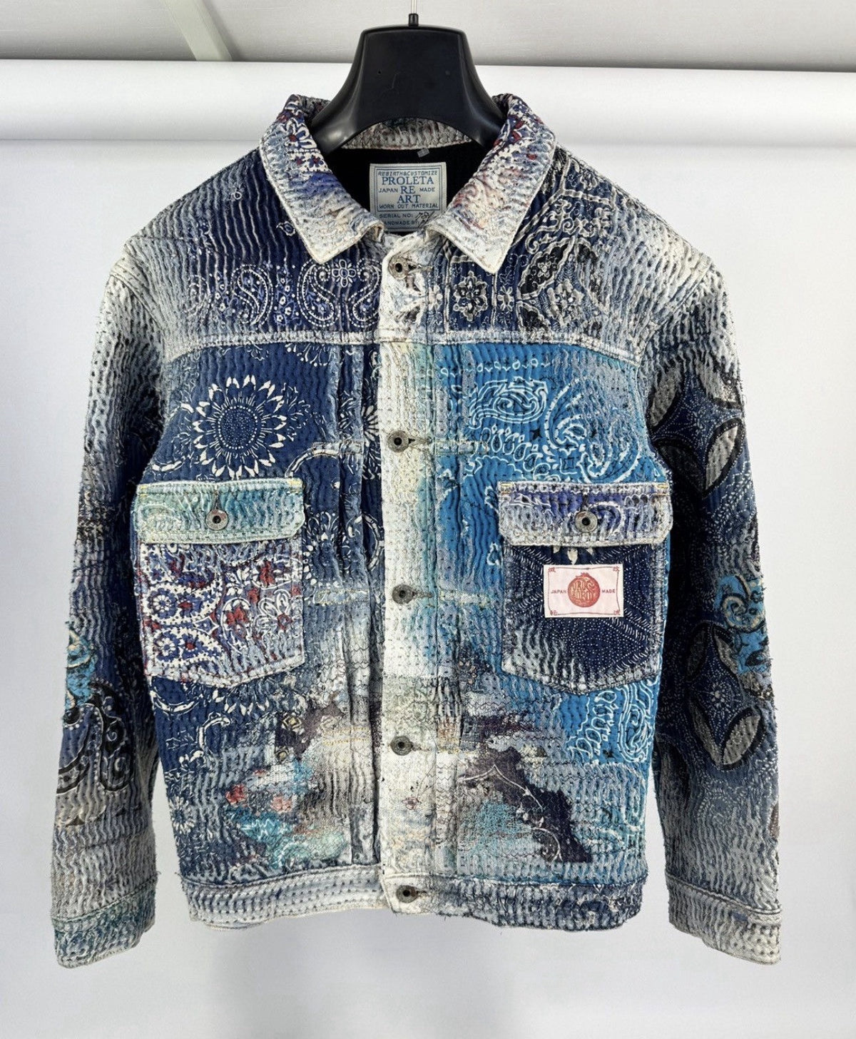 Proleta Re Art Japan #781 Bandana Denim Jacket, photo 3