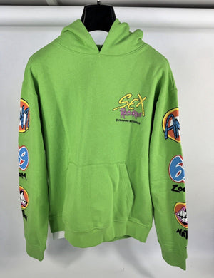 Chrome Hearts x Matty Boy Sex Records Lime Hoodie（写真3）