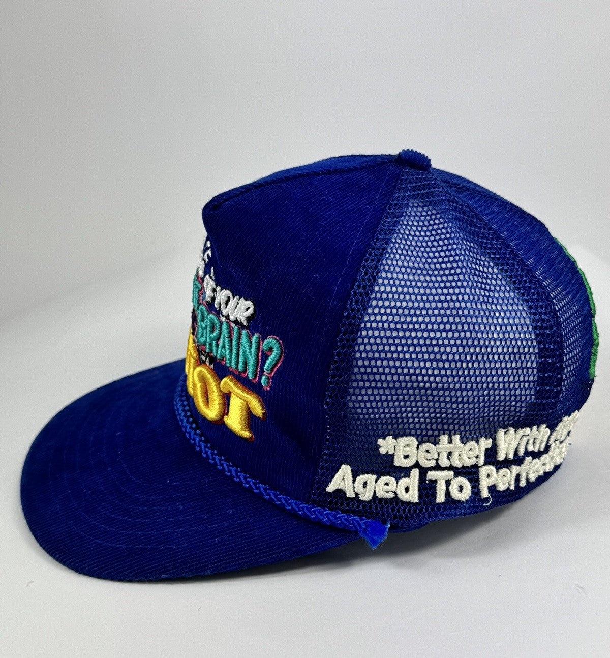 Better With Age Blueprint Brain Embroidered Trucker Cap, photo 4