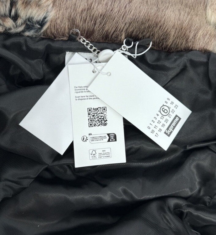 Supreme x Maison Margiela Patchwork Faux Fur Coat, photo 5