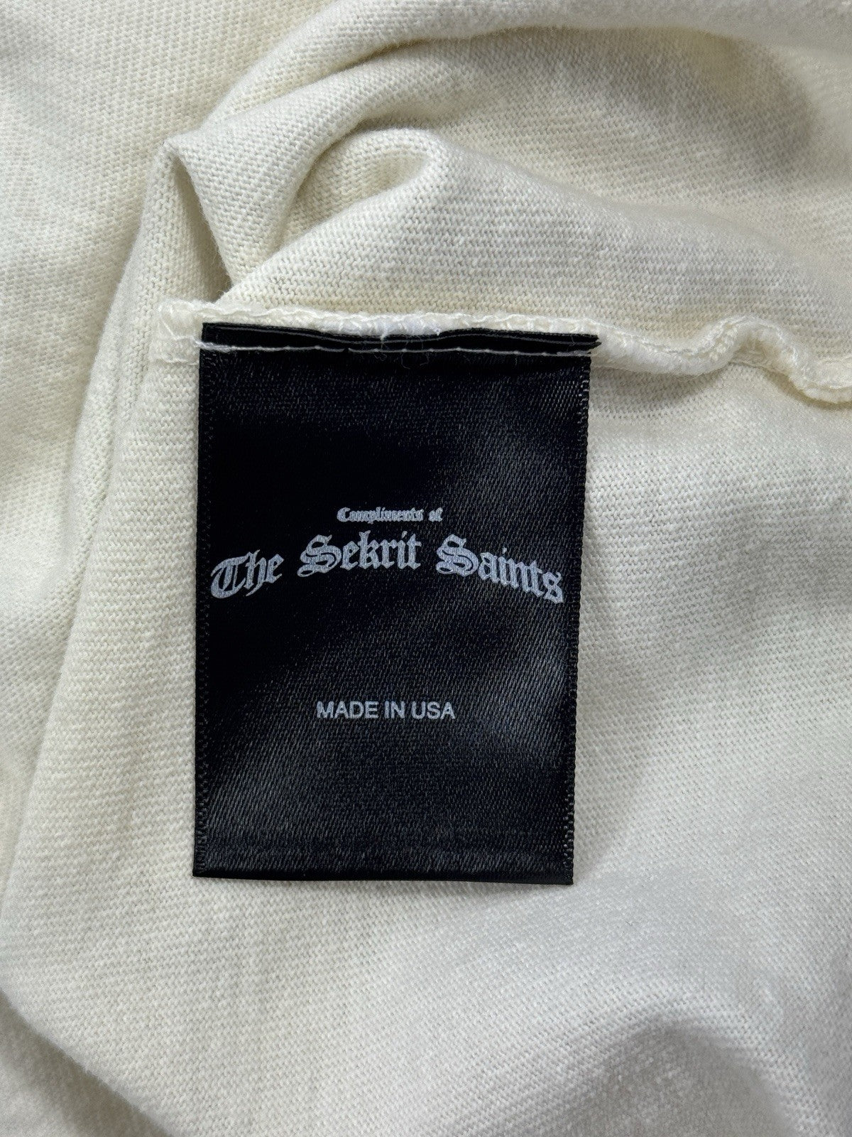 The Sekrit Saint Photo Print Distressed T-Shirt, photo 6