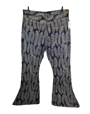Kapital Magpie Slim Fit Flared Jacquard Jeans, photo 2