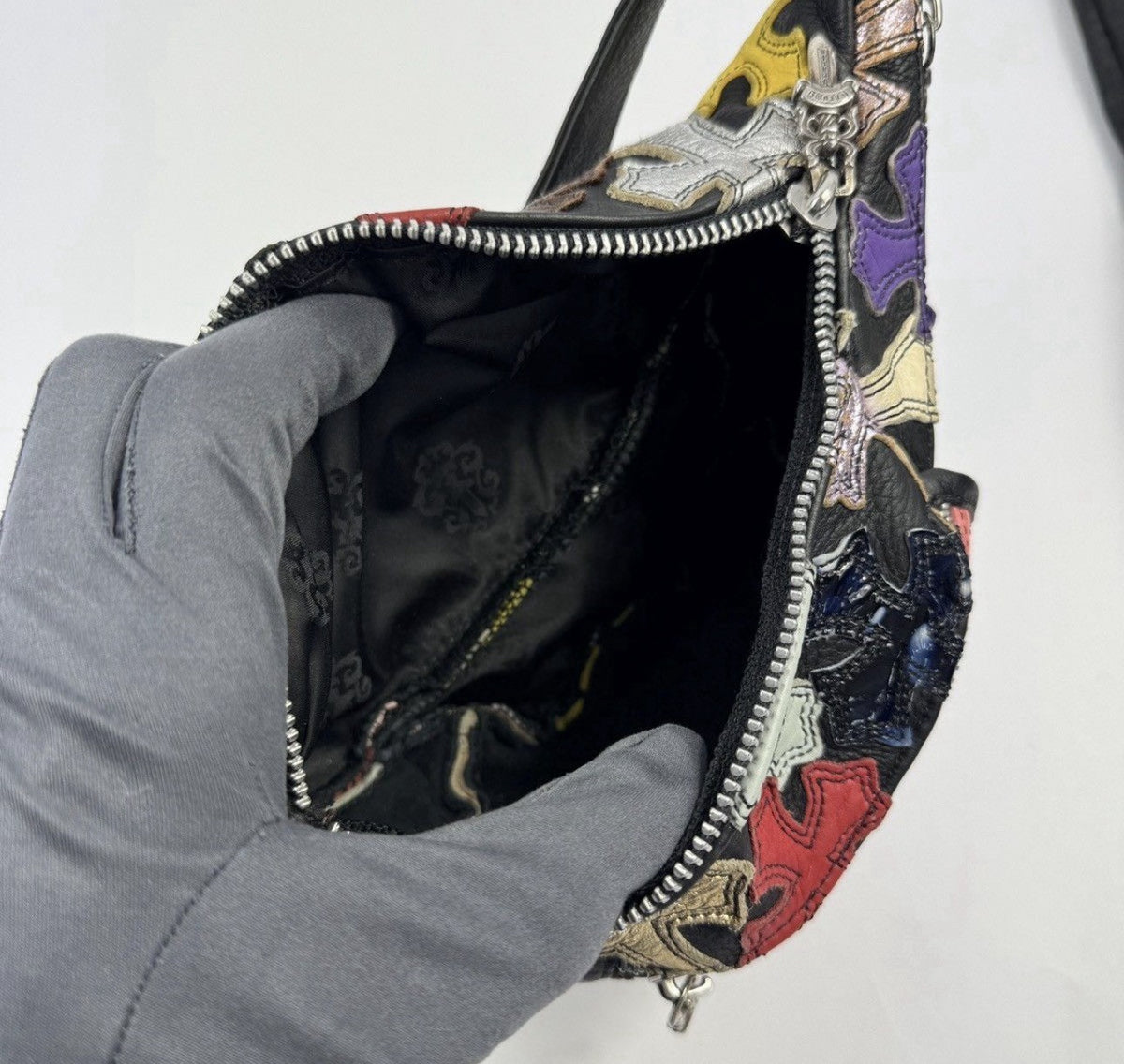 Chrome Hearts Multi Cross Snat Patch Mini Waist Bag, photo 14