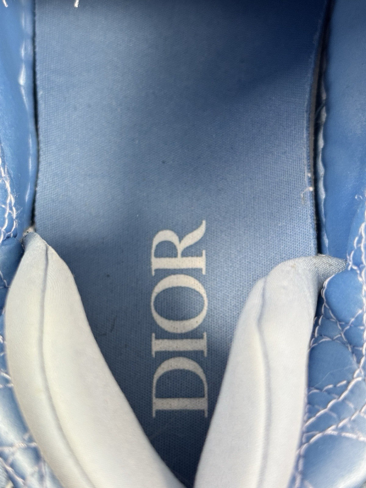Dior x ERL 1 Of 470 Limited B9S Skater Kumo Cannage Satin Sneakers, photo 8