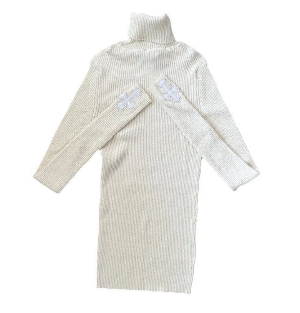 Chrome Hearts Cashmere Turtleneck with Cross Patch Sleeves, photo 1