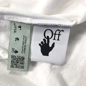 Off-White Marker S/S Over White-Blue Crewneck OS T-Shirt, photo 6