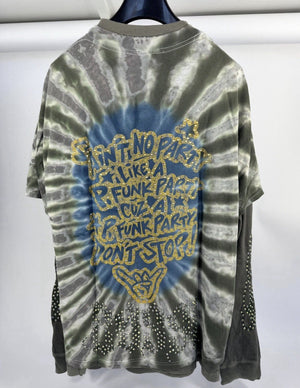 Bossi 1 of 1 George Clinton Rhinestone Double Layered T-Shirt، الصورة 9