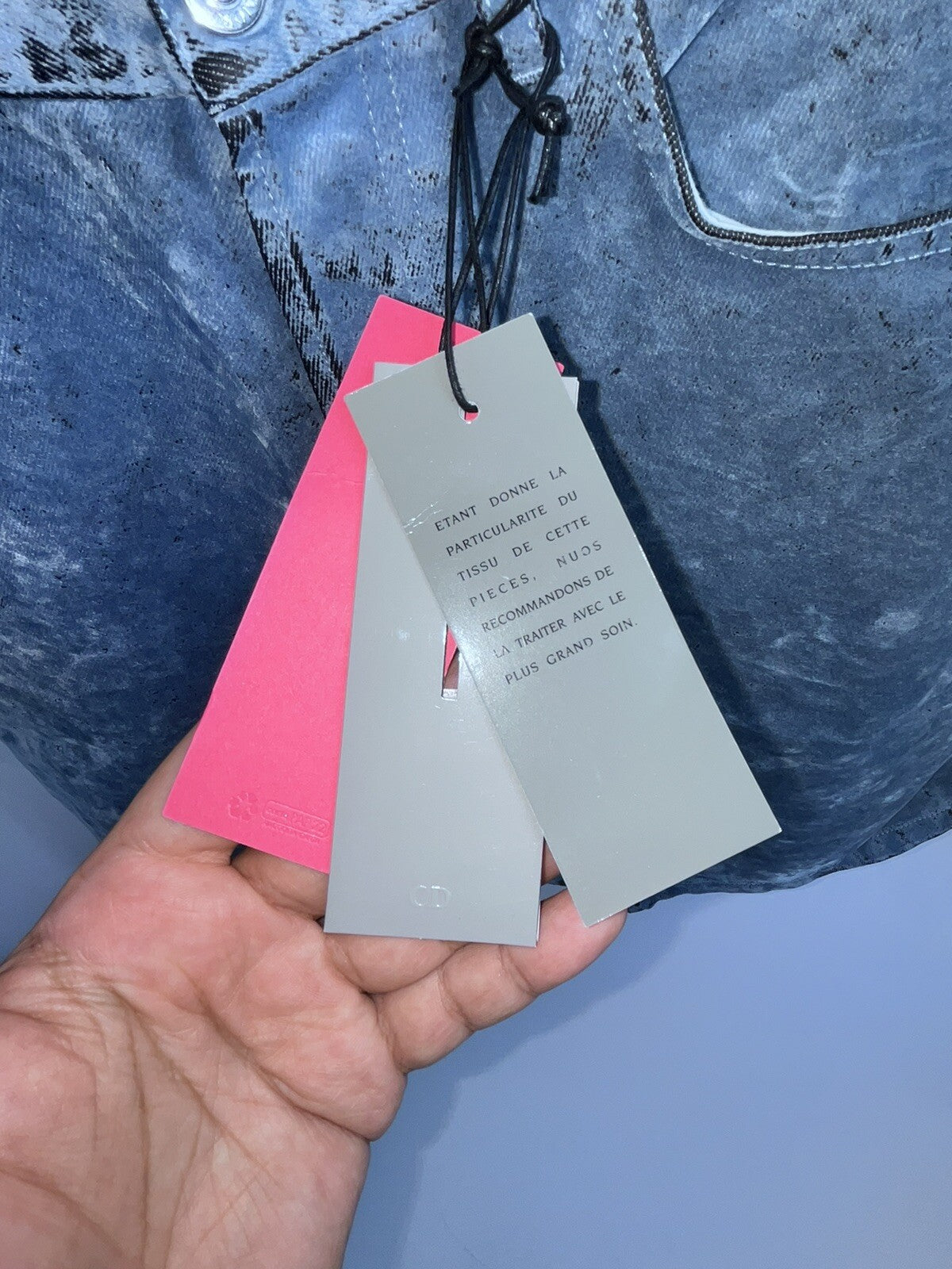Dior x ERL Velvety Distressed Shorts, photo 5
