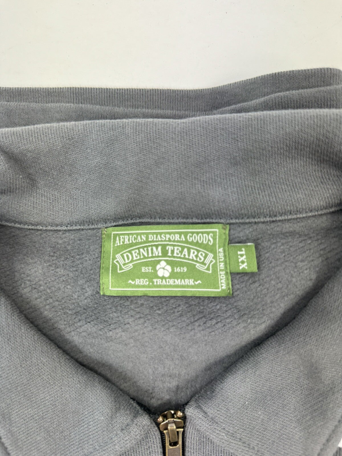 Denim Tears Logo Gemstones Half Zip Sweatshirt, photo 6