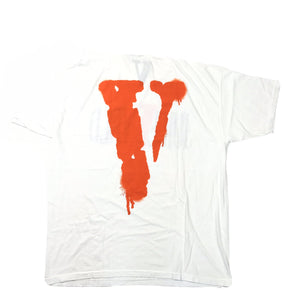 Vlone x Juice WRLD 999 White/Orange Print T-Shirt（写真2）