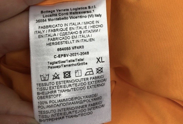 Bottega Veneta Tangerine Intrecciato Tech Nylon Vest, photo 12