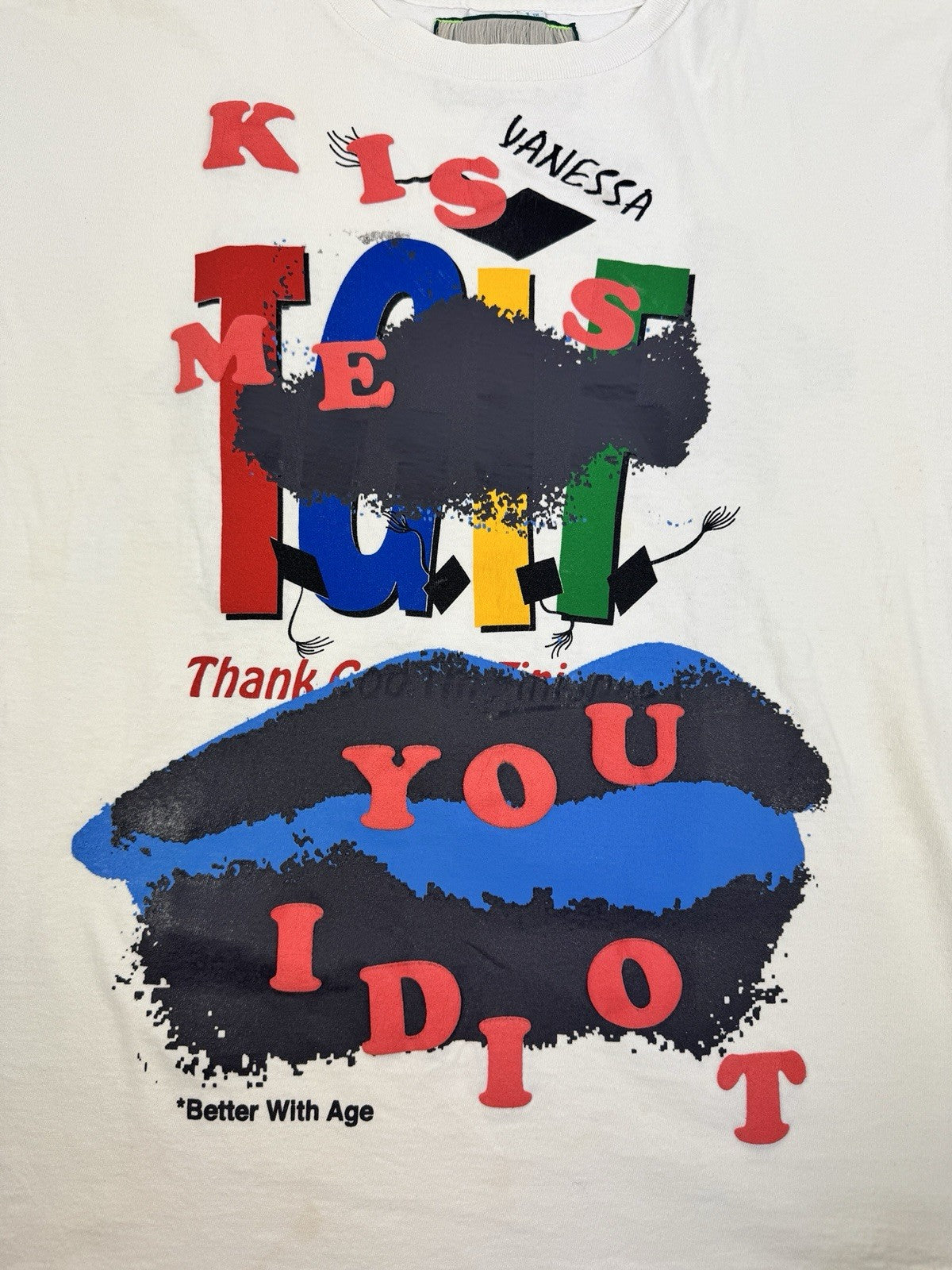 Better With Age Kiss Me Print T-Shirt, photo 8